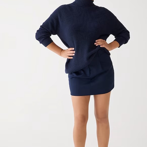 J Crew Cotton-blend ribbed turtleneck sweater - Picture 3 of 5